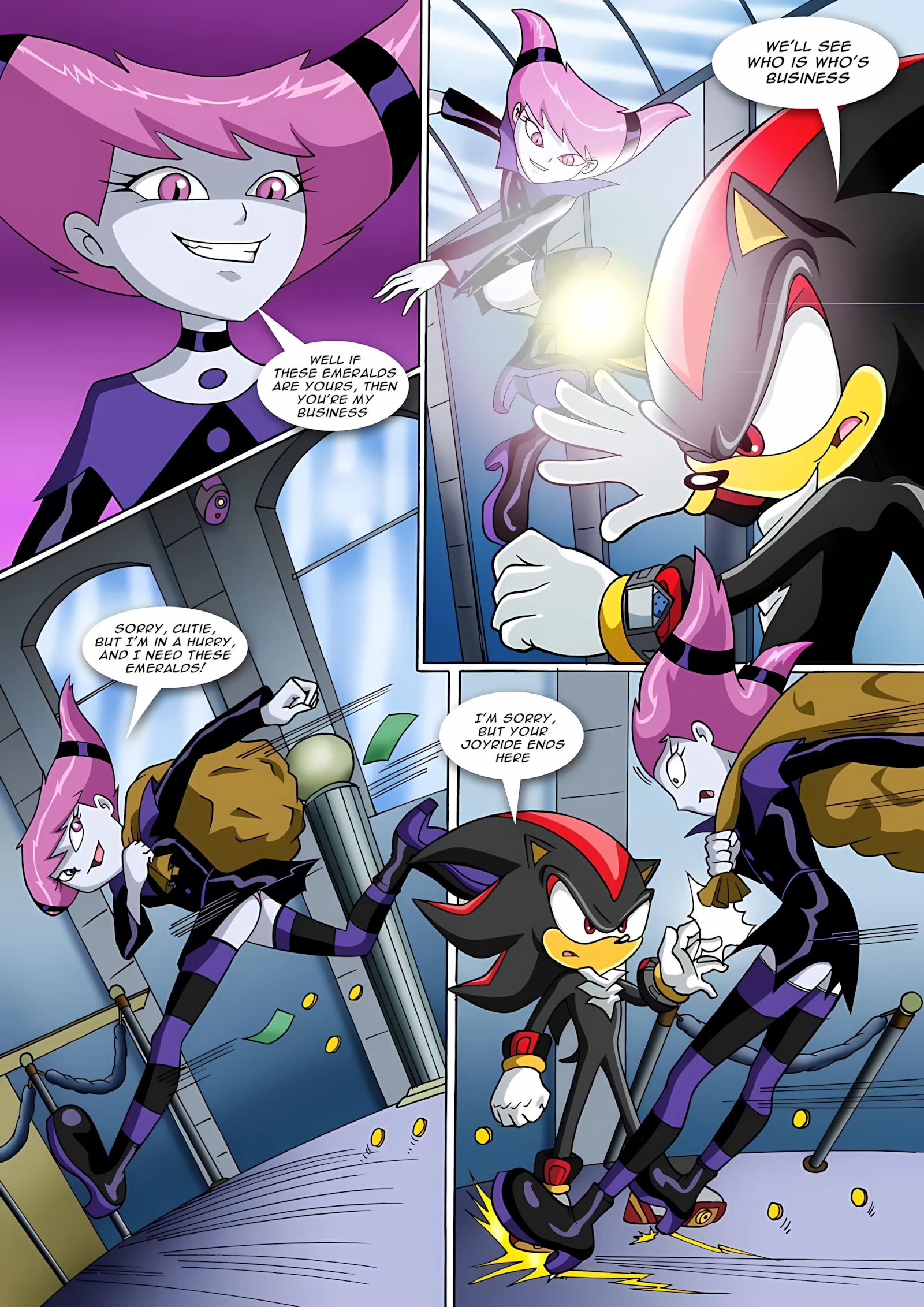 Jinxed Shadow (Sonic the Hedgehog, Teen Titans) [Palcomix], 1 . Jinxed Shadow (Sonic the Hedgehog, Teen Titans) [Palcomix], page 4 of 13