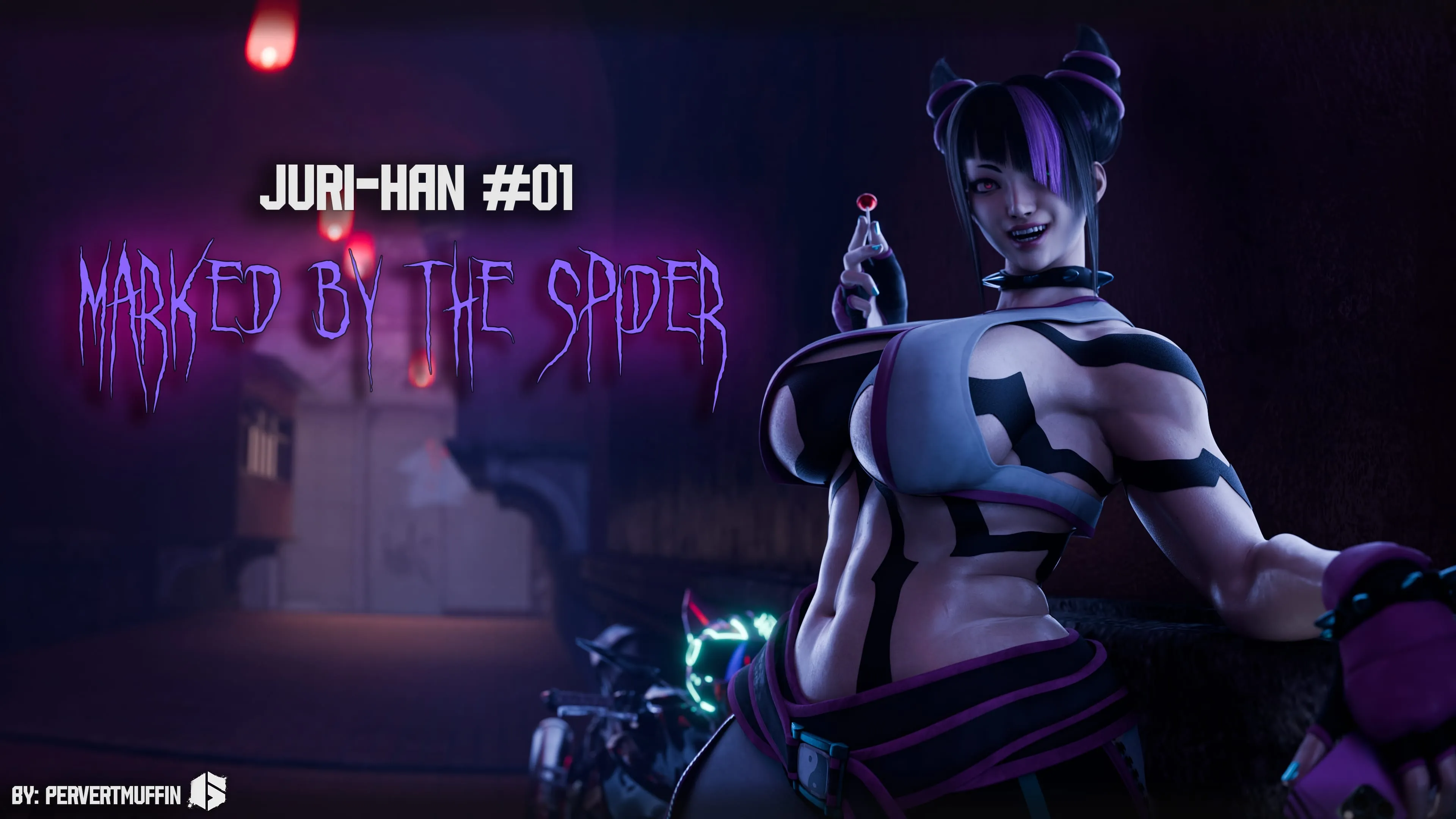 Juri Han – Marked By The Spider (Street Fighter), 1.5 . Juri Han - Marked By The Spider - Textless - Chapter 1 [PervertMuffinMajima], page 1 of 144