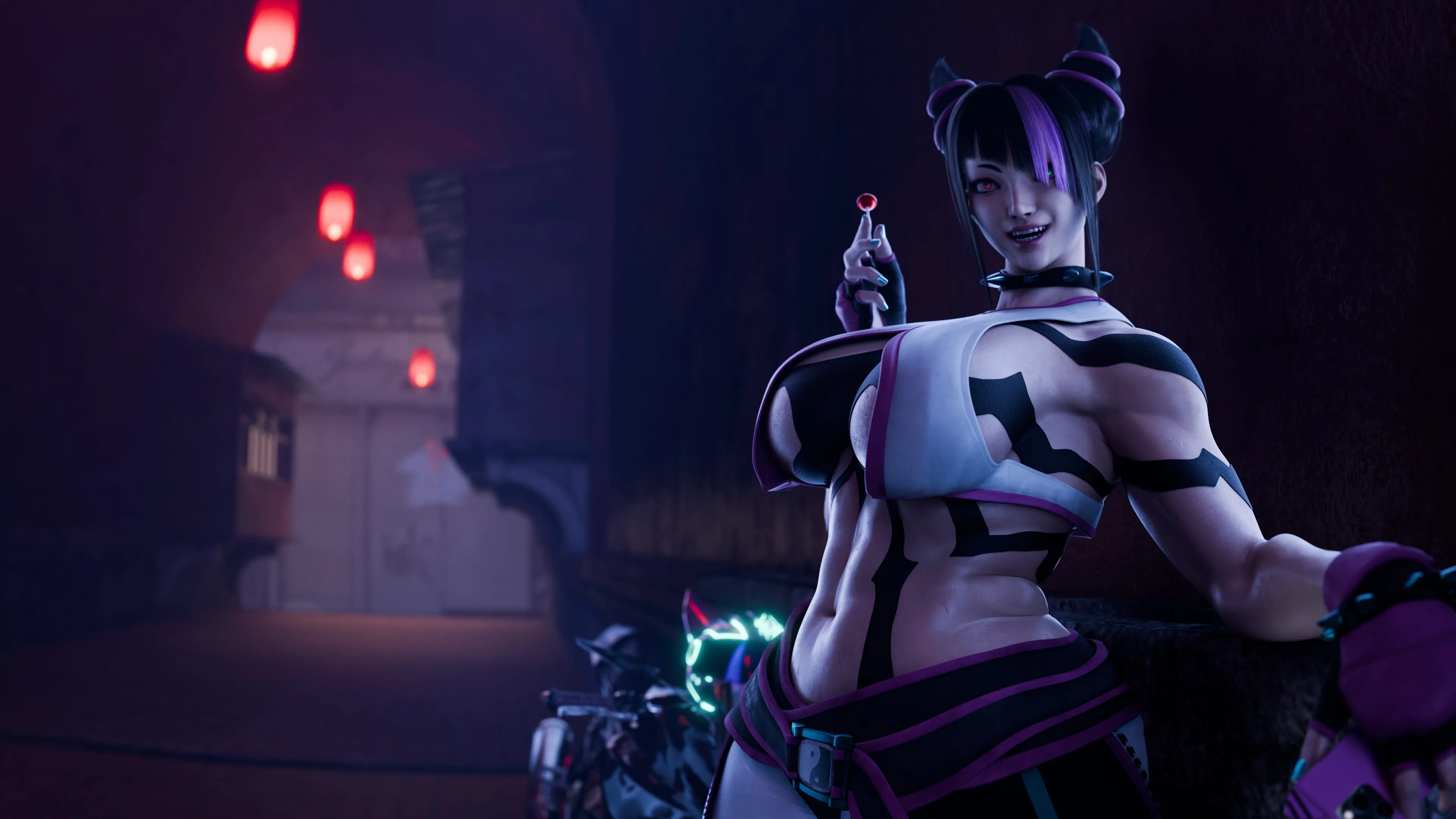 Juri Han – Marked By The Spider (Street Fighter), 1.5 . Juri Han - Marked By The Spider - Textless - Chapter 1 [PervertMuffinMajima], page 15 of 144