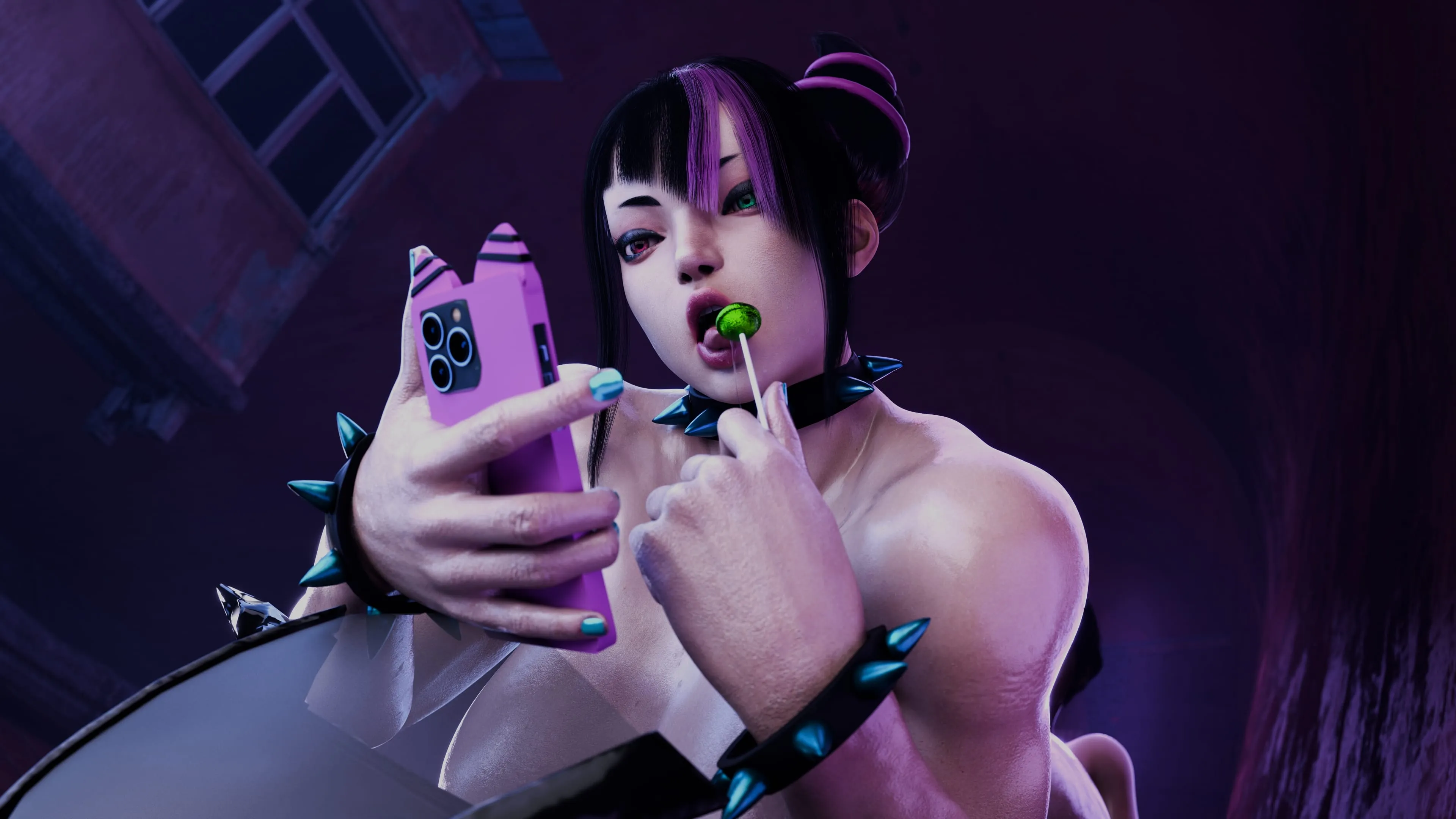 Juri Han – Marked By The Spider (Street Fighter), 1.5 . Juri Han - Marked By The Spider - Textless - Chapter 1 [PervertMuffinMajima], page 141 of 144