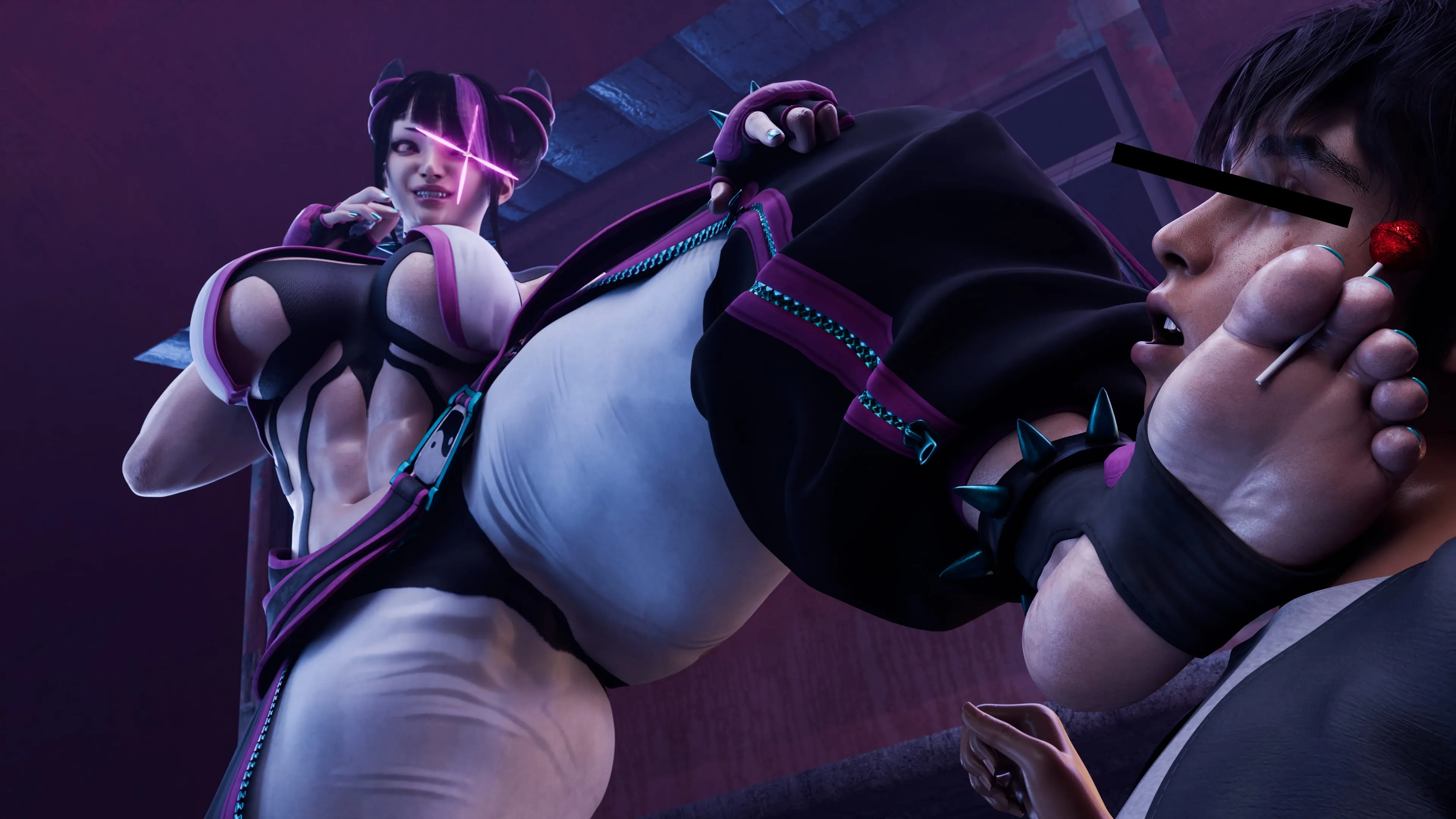 Juri Han – Marked By The Spider (Street Fighter), 1.5 . Juri Han - Marked By The Spider - Textless - Chapter 1 [PervertMuffinMajima], page 17 of 144