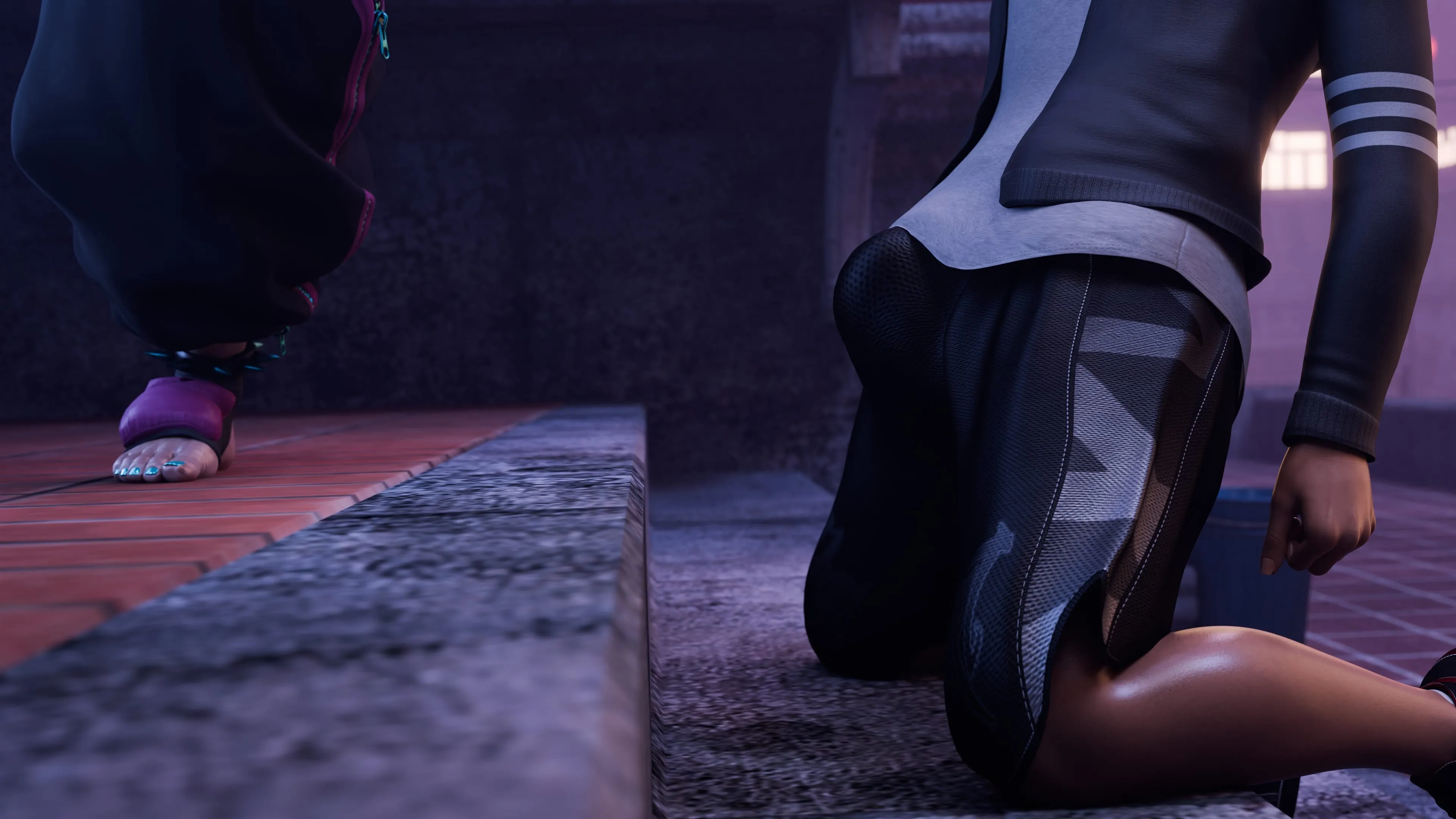 Juri Han – Marked By The Spider (Street Fighter), 1.5 . Juri Han - Marked By The Spider - Textless - Chapter 1 [PervertMuffinMajima], page 18 of 144
