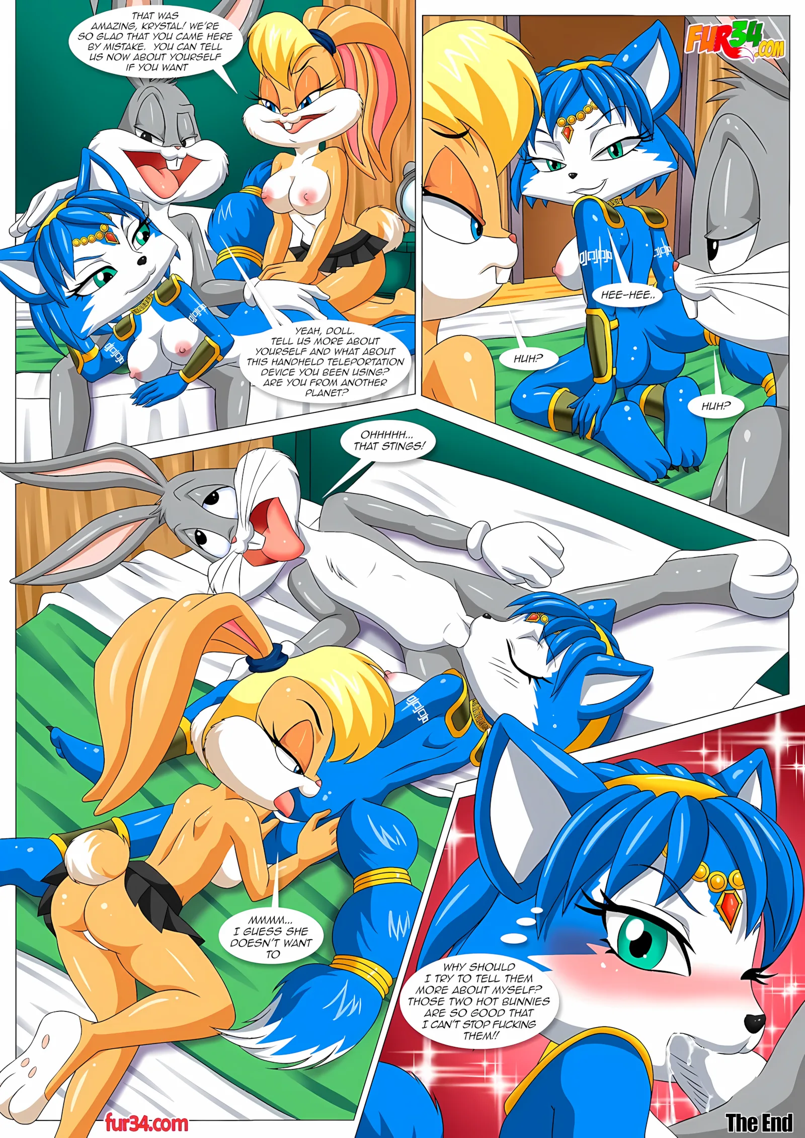 Krystal’s Looney Love (Looney Tunes, Star Fox) [Palcomix], 1 . Krystal's Looney Love - (Looney Tunes, Star Fox) [Palcomix], page 14 of 14