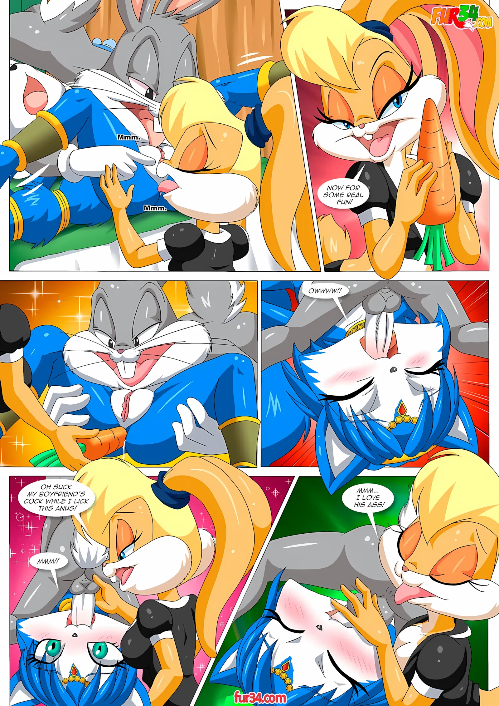 Krystal’s Looney Love (Looney Tunes, Star Fox) [Palcomix], 1 . Krystal's Looney Love - (Looney Tunes, Star Fox) [Palcomix], page 8 of 14