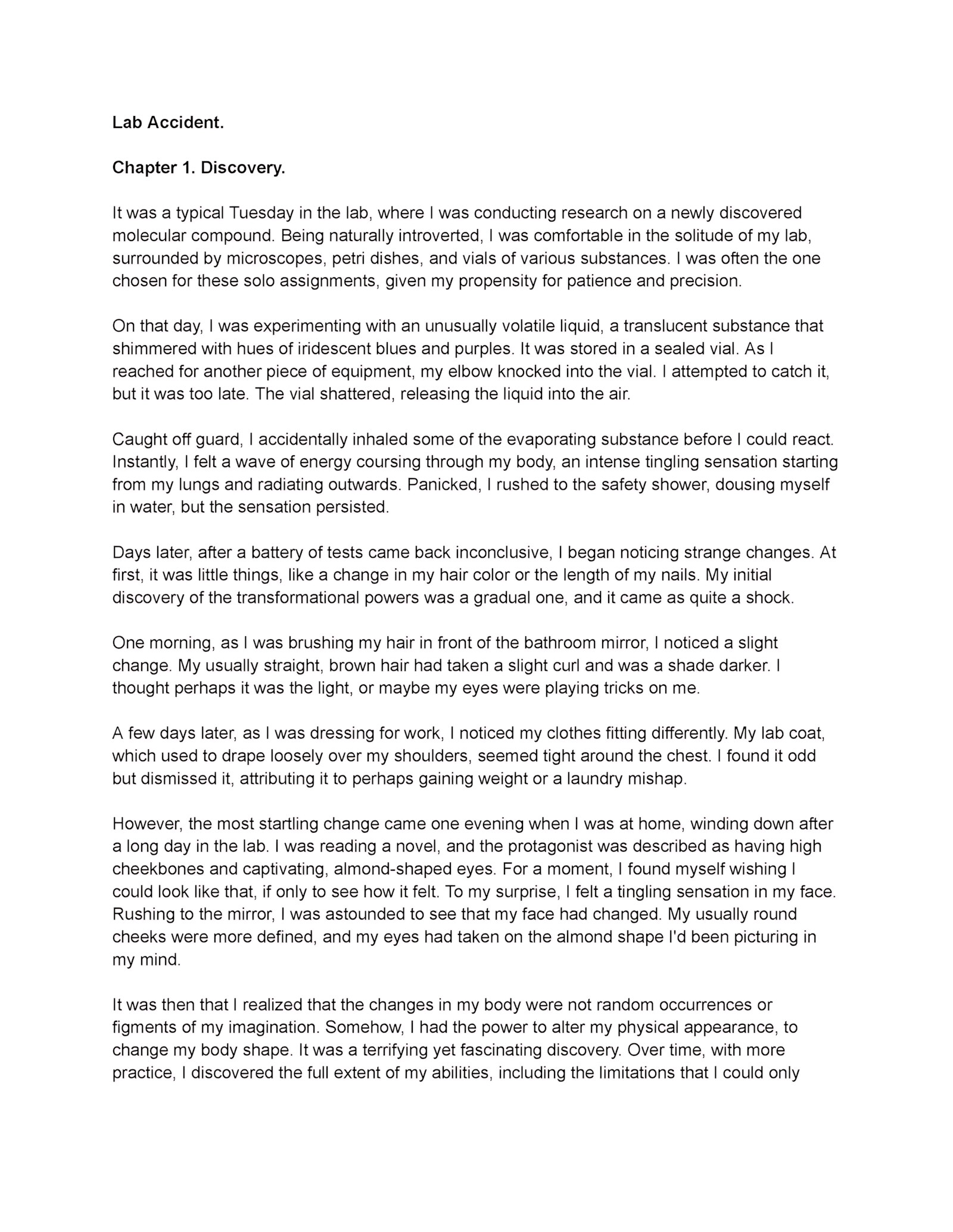 Lab Accident [TroubleTro], Lab Accident, page 7 of 23