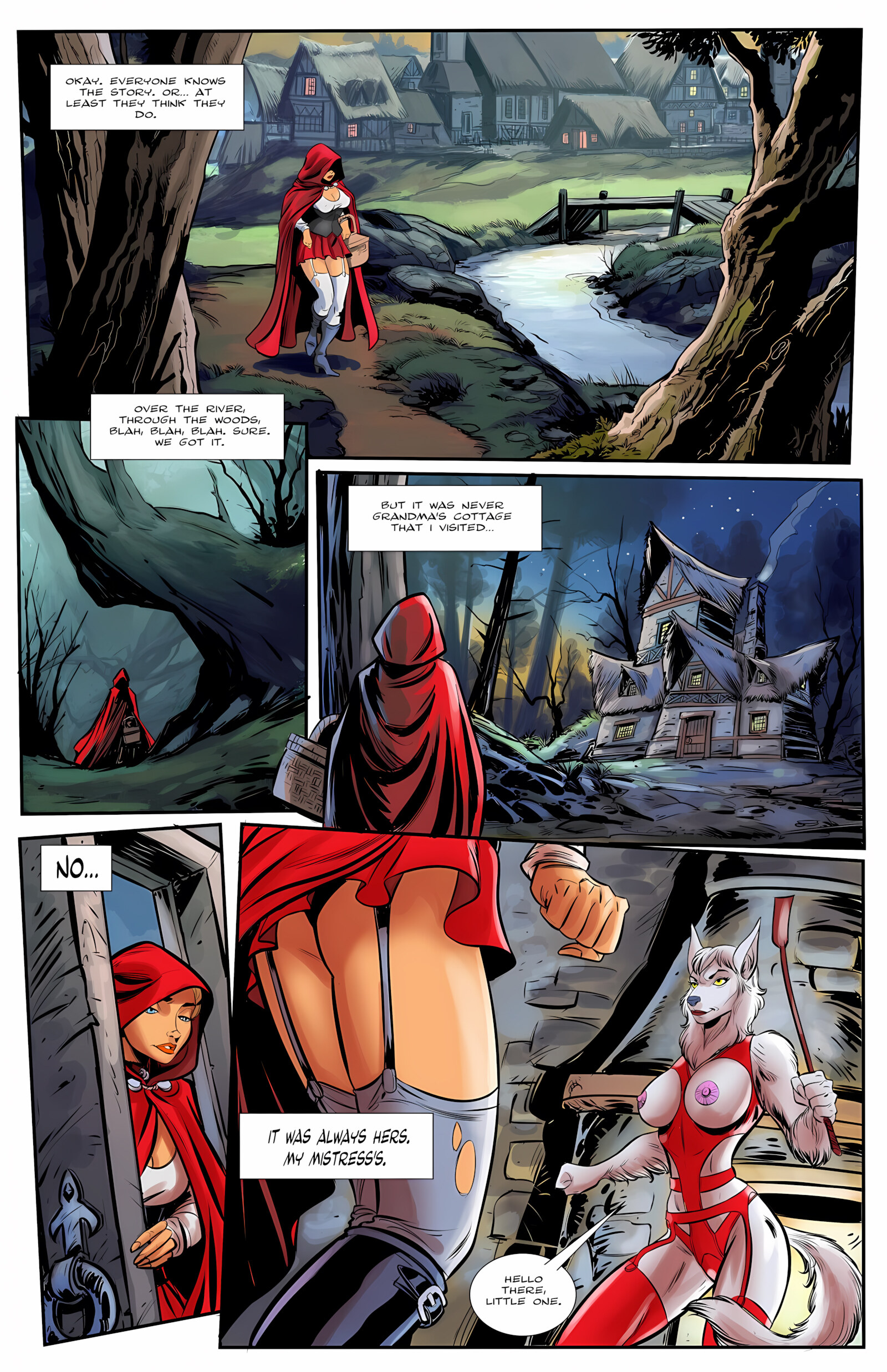 Little Red Riding Hood [Botcomics], Little Red Riding Hood, page 3 of 13