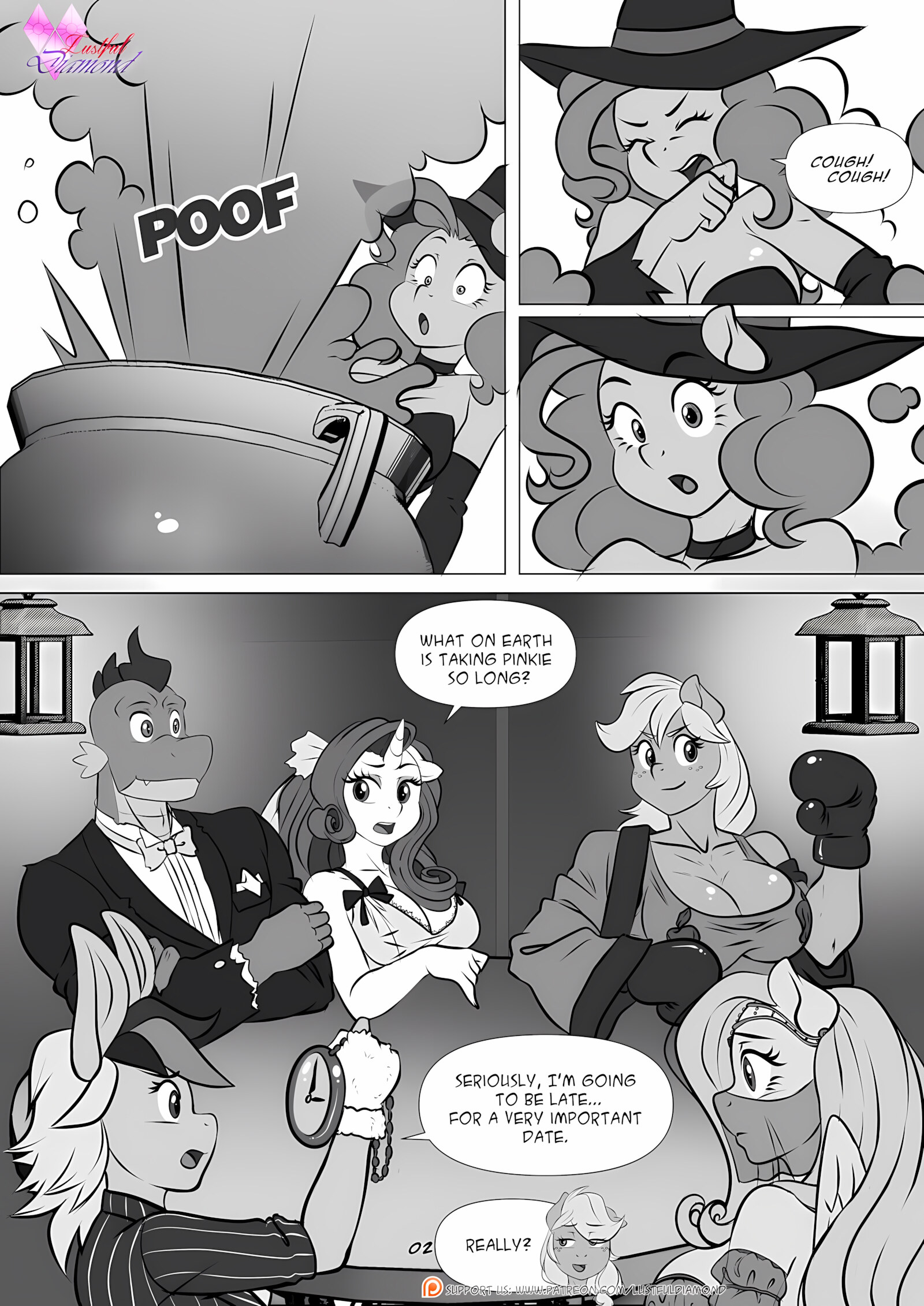 Lustful Diamond – Night of the Living Sex [Pia-Sama], Lustful Diamond - Night of the Living Sex, page 3 of 15