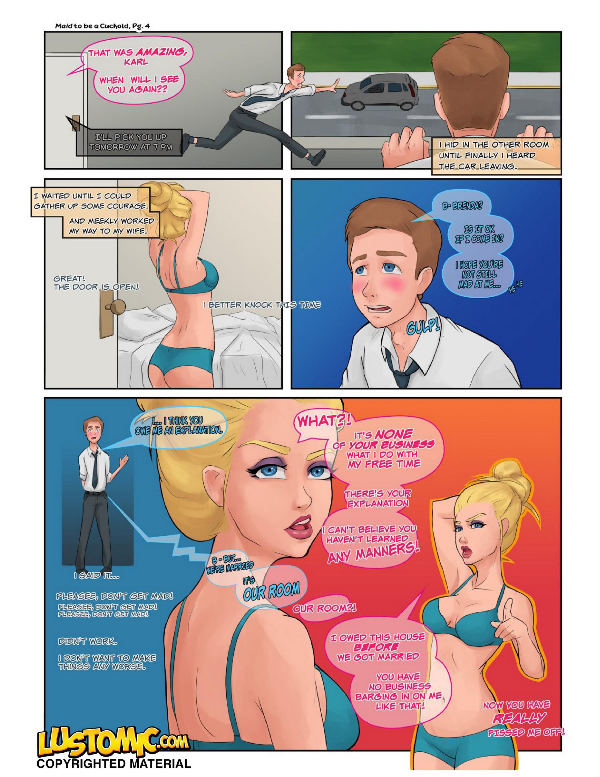 Maid To Be A Cuckold [Lustomic], Maid To Be A Cuckold, page 4 of 15
