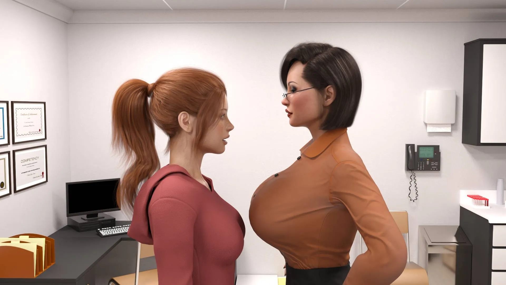 MILF Breeder [Serge3DX], 3.5 . MILF Breeder - Textless - Chapter 3, page 46 of 121