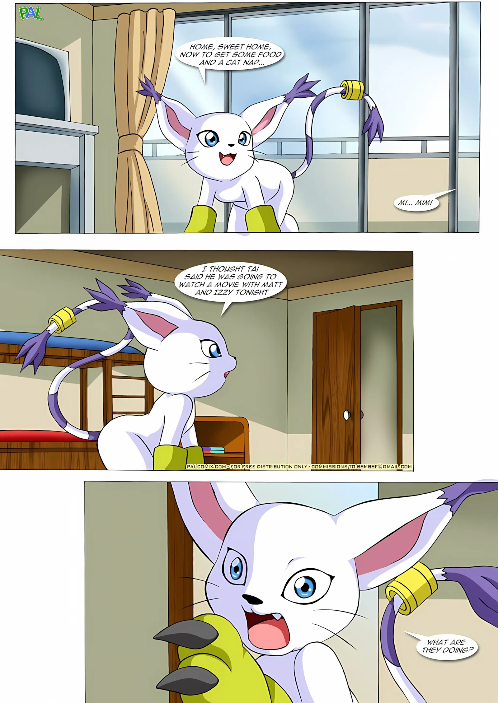 Movie Night At Tai’s (Digimon) [PalComix], 1 . Movie Night At Tai's (Digimon) [PalComix], page 14 of 20