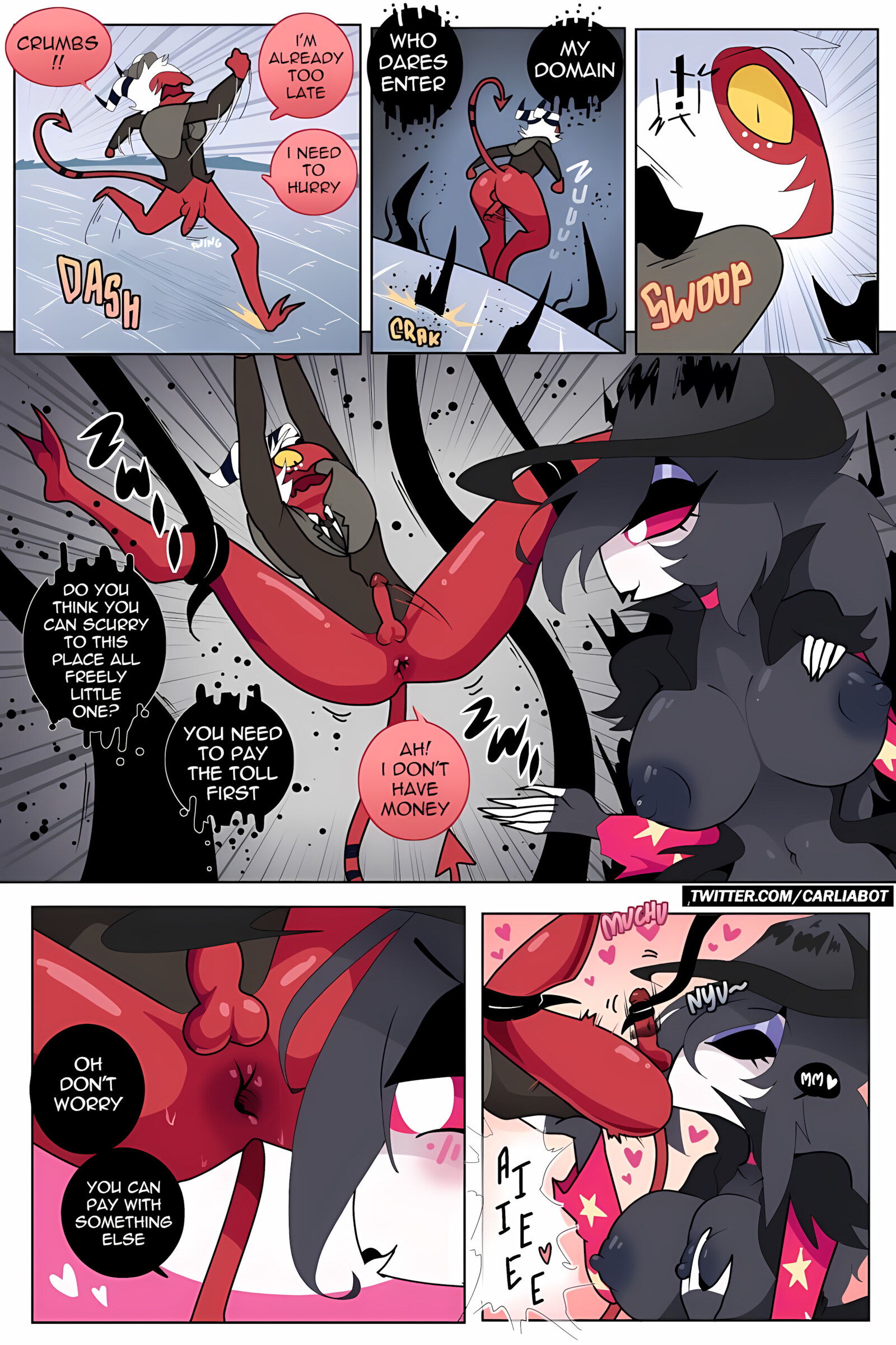 Moxxie’s Trick or Treat [Carliabot], Moxxie's Trick or Treat, page 8 of 12