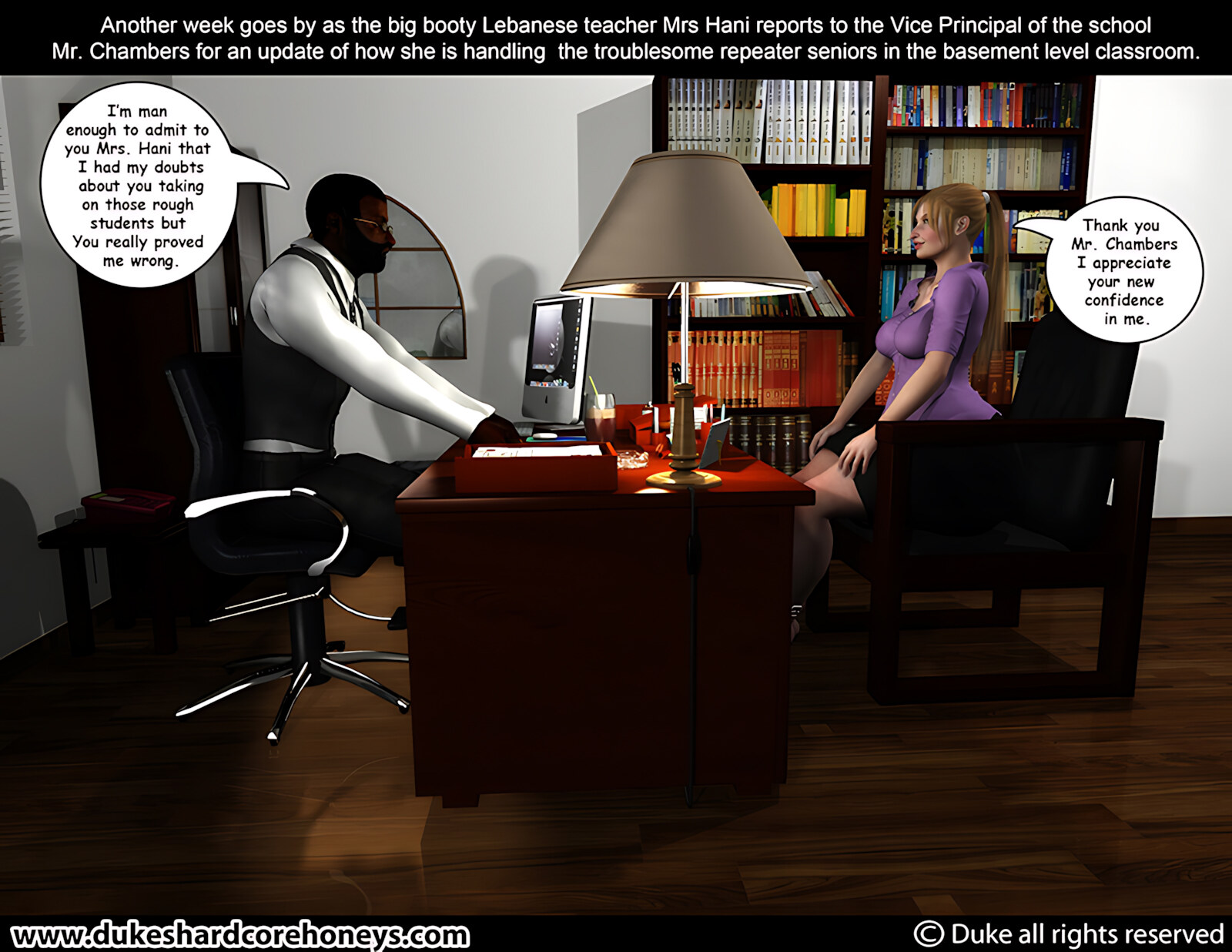 Mrs. Hani 3D [DukeHardcoreHoney], Mrs. Hani 3D 4, page 2 of 16