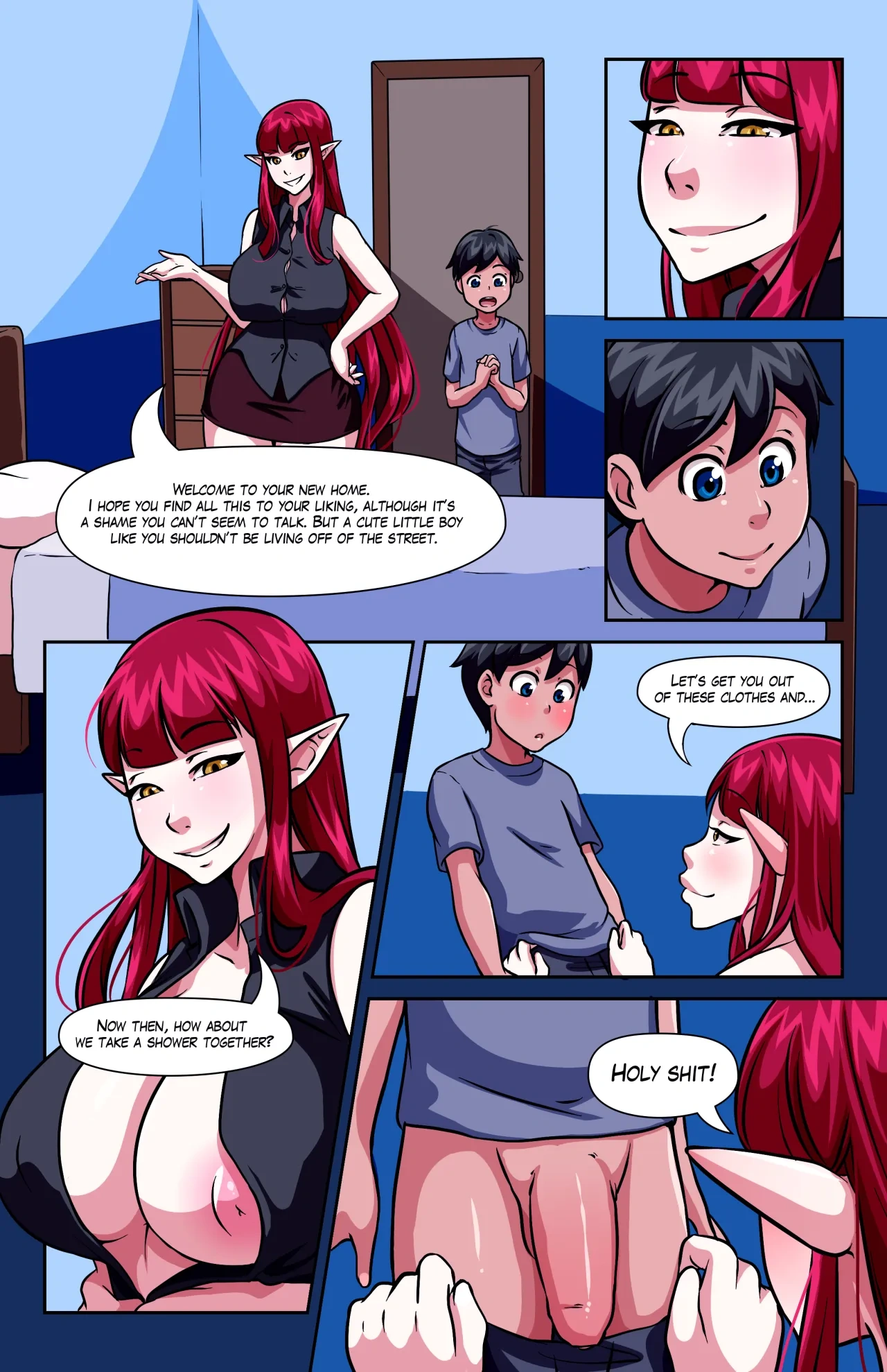 My Family, My Harem [Aya Yanagisawa], My Family, My Harem Chapter 1, page 1 of 38