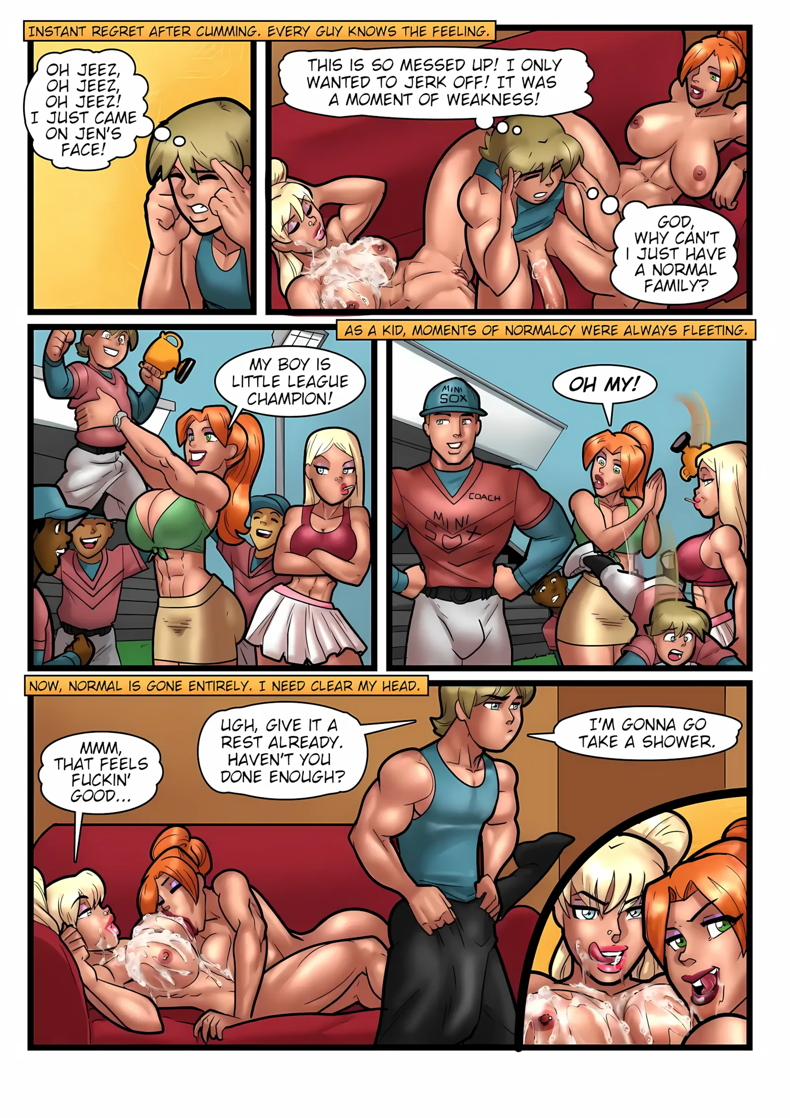 My Mom And Sister Are Size Queen Sluts [Rabies T Lagomorph], 1 . My Mom And Sister Are Size Queen Sluts - Chapter 1, page 13 of 17
