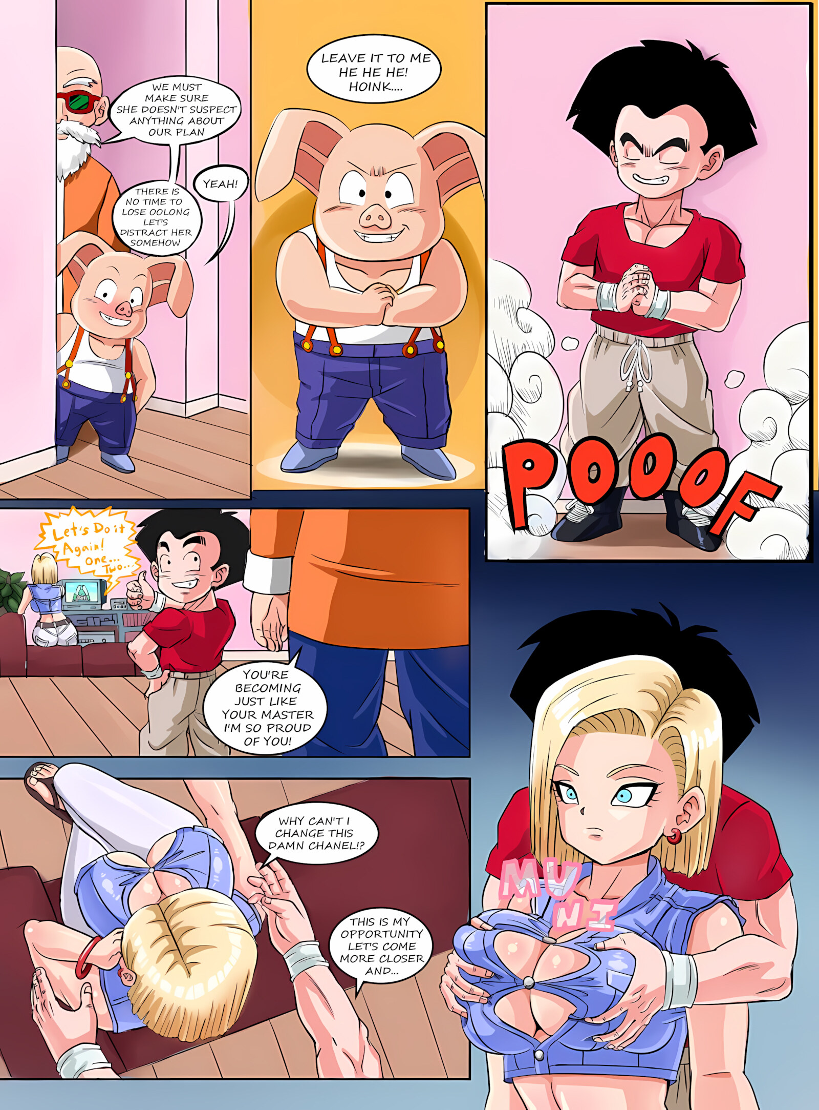 Android 18 Is Alone! [Pink Pawg], Android 18 Is Alone!, page 3 of 8